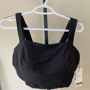 Calla Black Bikini Top